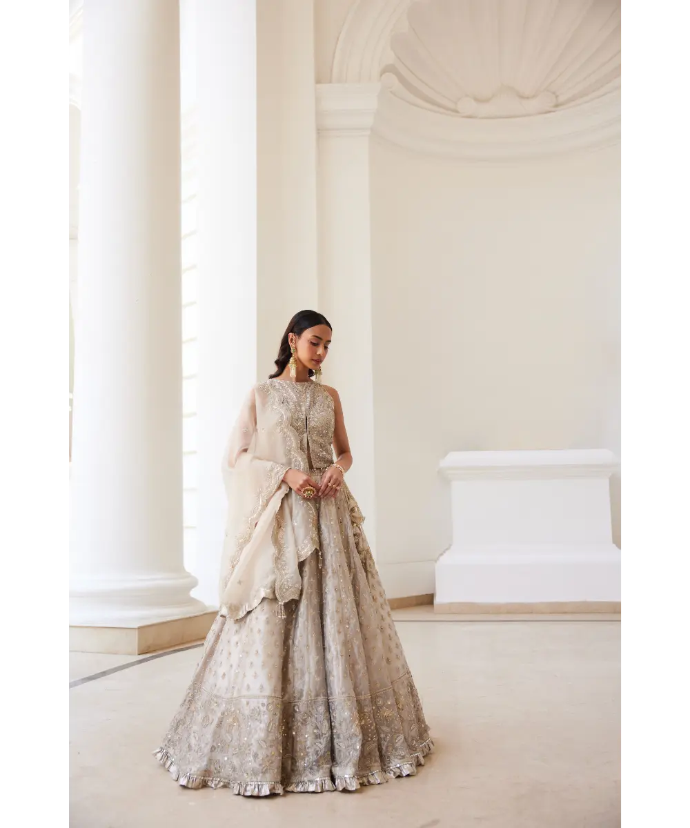 SANYA GULATI - Tissue Lehenga Set