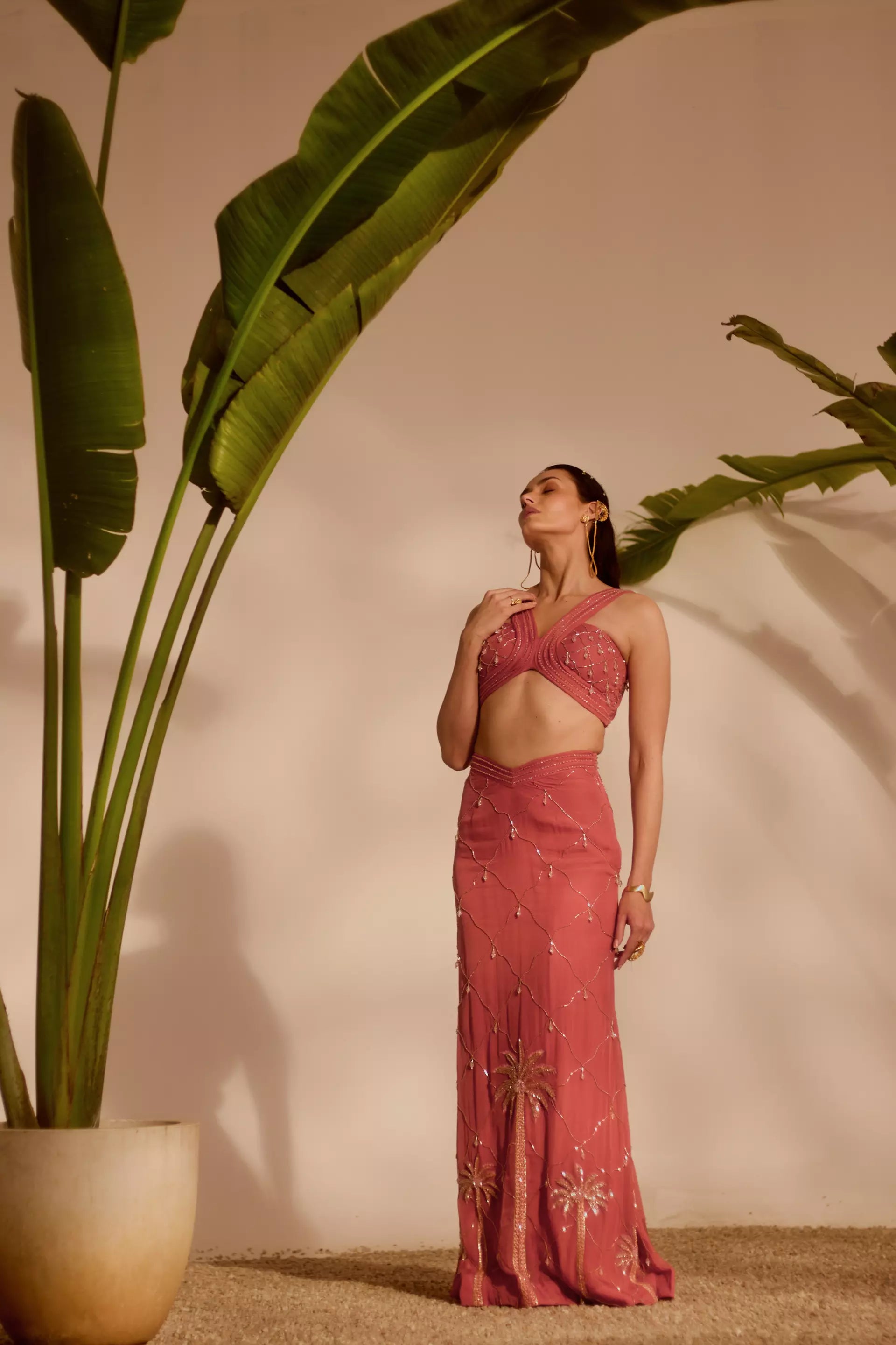 SILKY BINDRA - Skirt Set