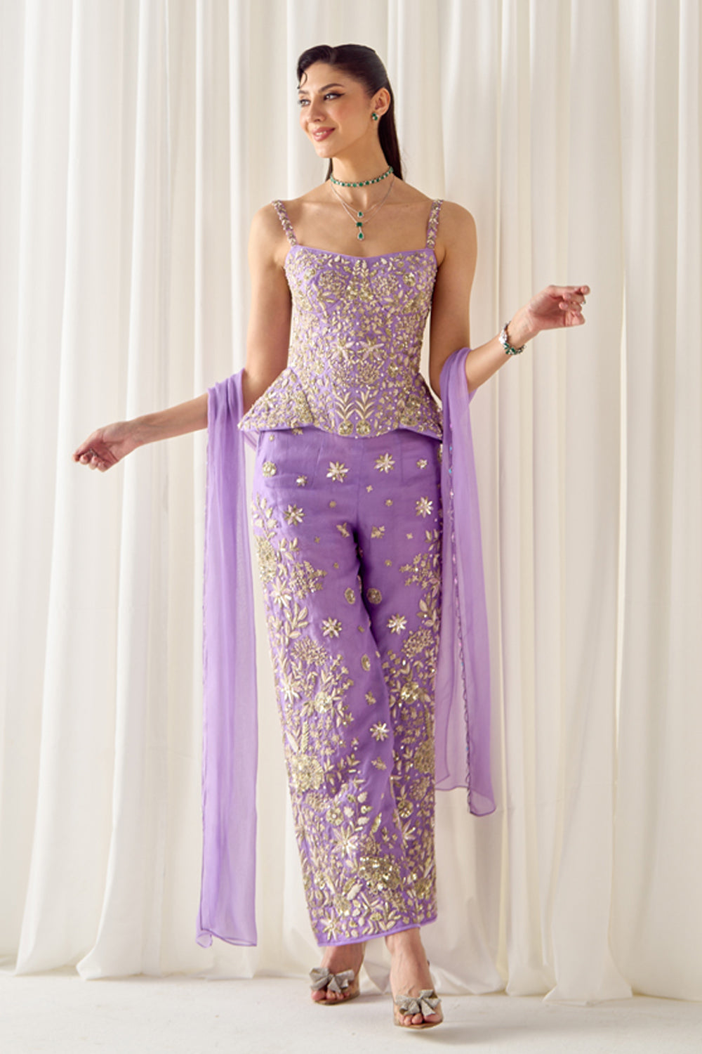 Sanya Gulati - Lavender Co-ord Set from Jawaani Janeman