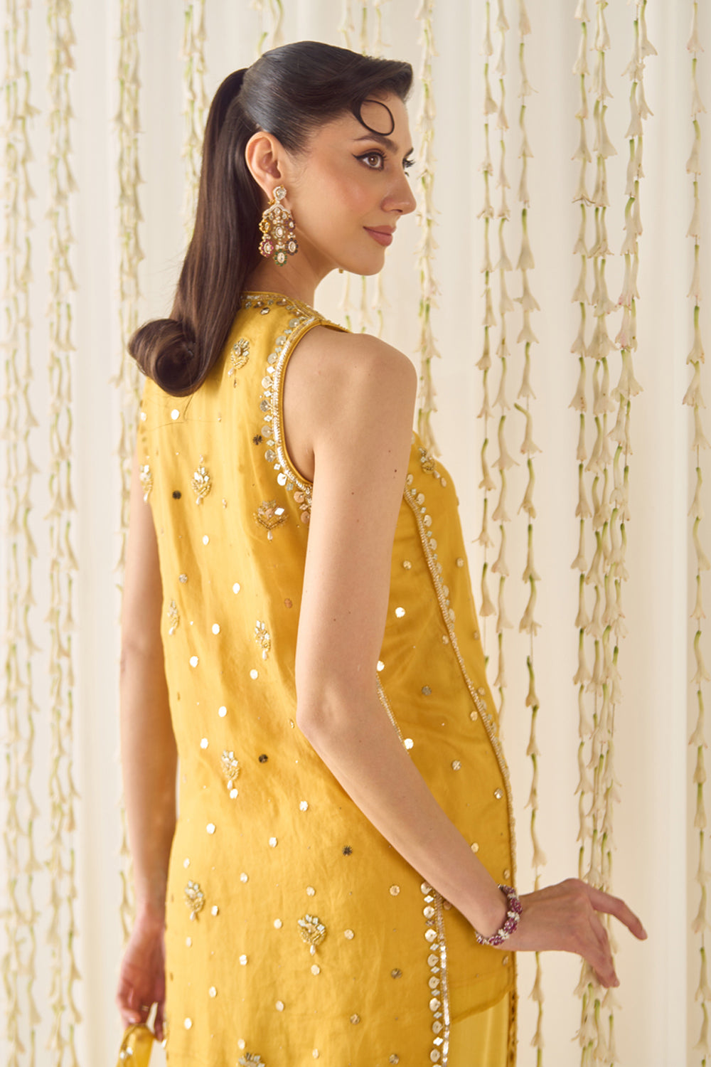 Sanya Gulati - Mustard Kurta With Farsi Salwar Set from Jawaani Janeman