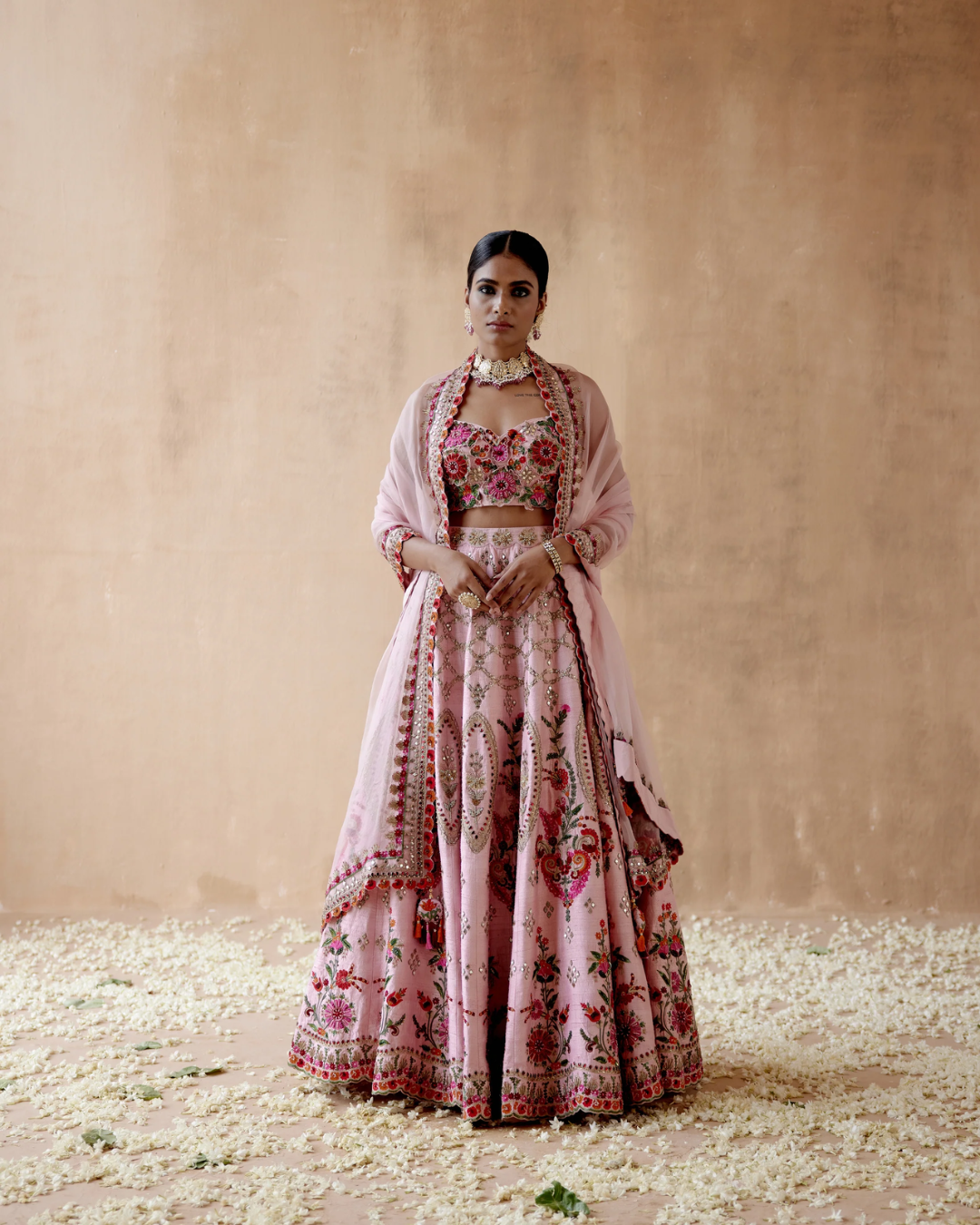 Aman Takyar - Light Pink Lehenga Set From Albeli