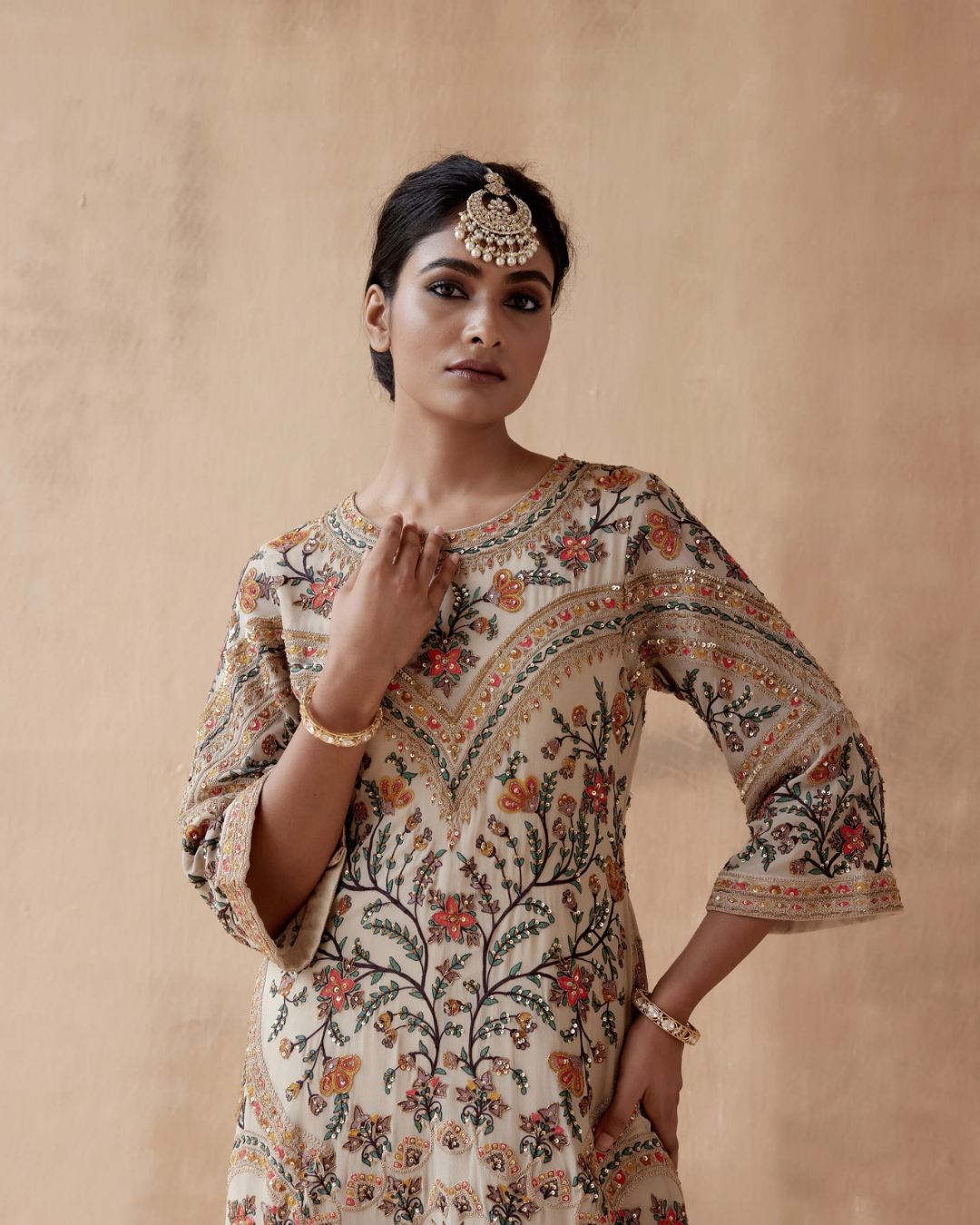 Aman Takyar - Ivory Kurta Set From Albeli