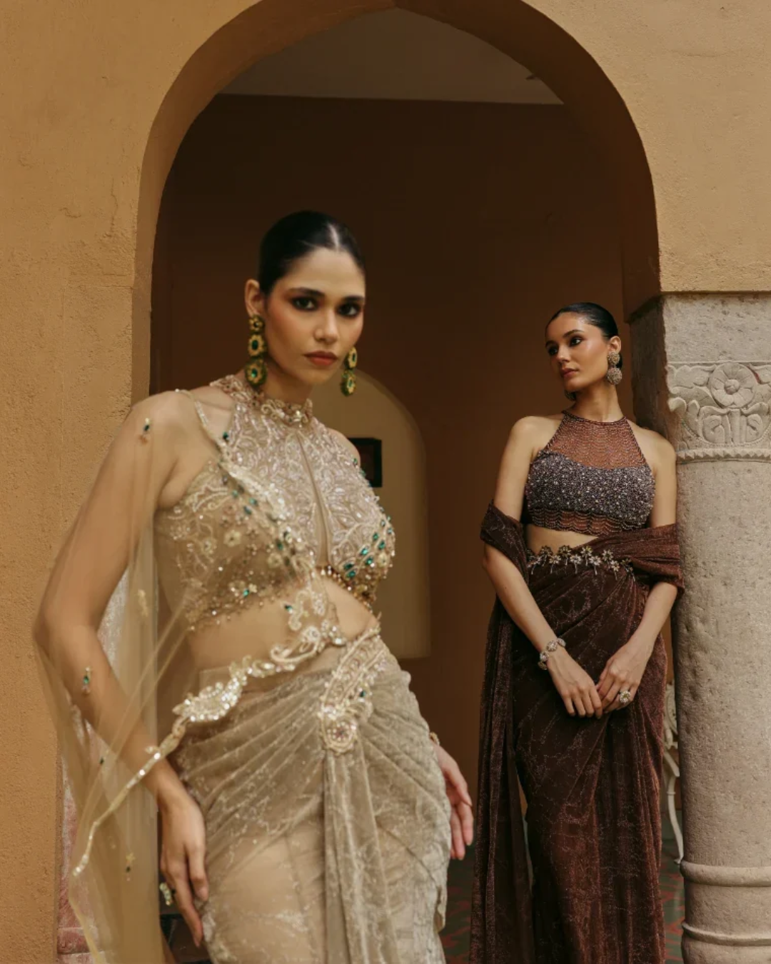 Label Moni K - Rooh Saree From Naqsh
