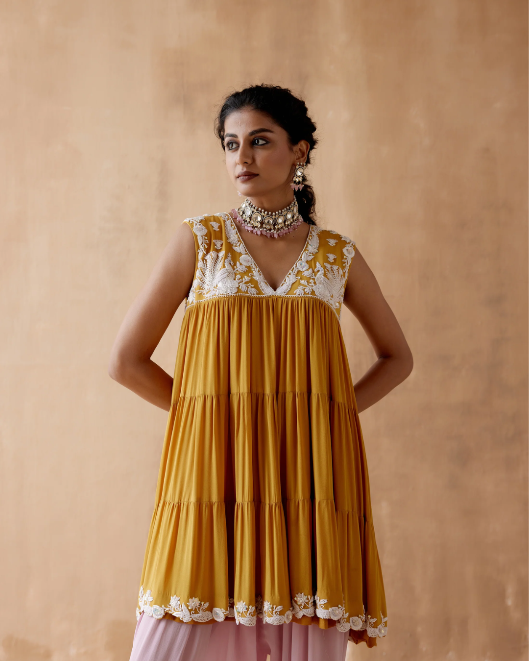 Aman Takyar - Mustard Kurta Set From Albeli