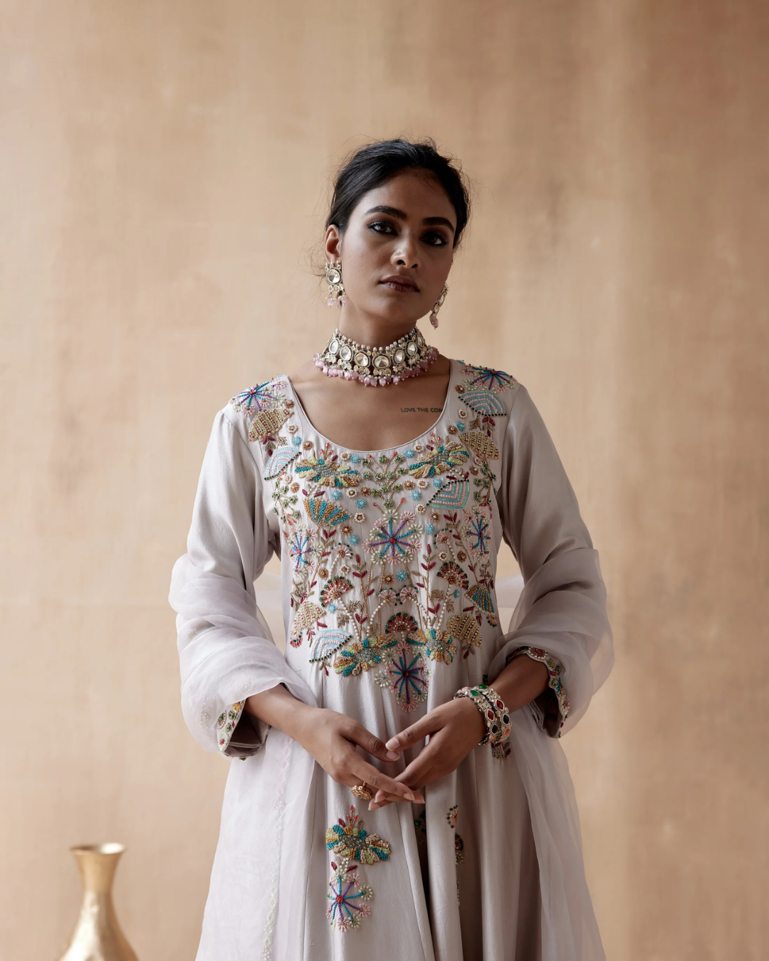 Aman Takyar - Grey Kurta Set From Albeli