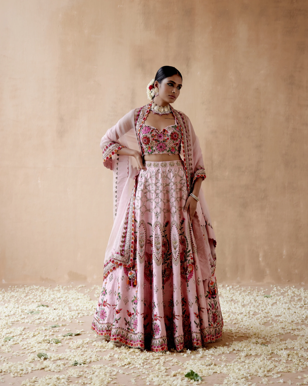 Aman Takyar - Light Pink Lehenga Set From Albeli