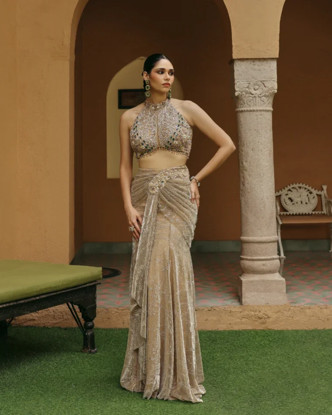 Label Moni K - Rooh Saree From Naqsh