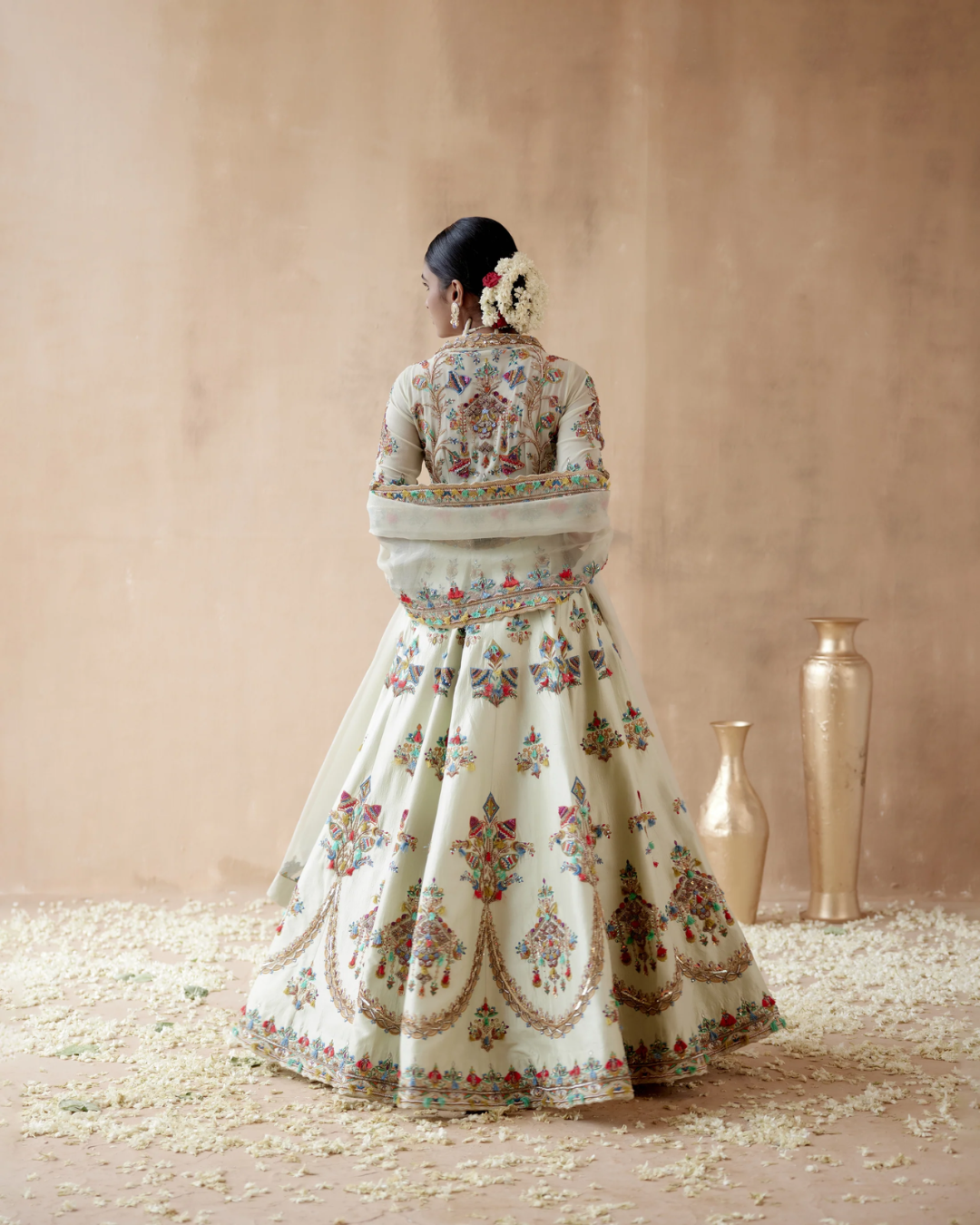 Aman Takyar - Mint Green Lehenga Set From Albeli
