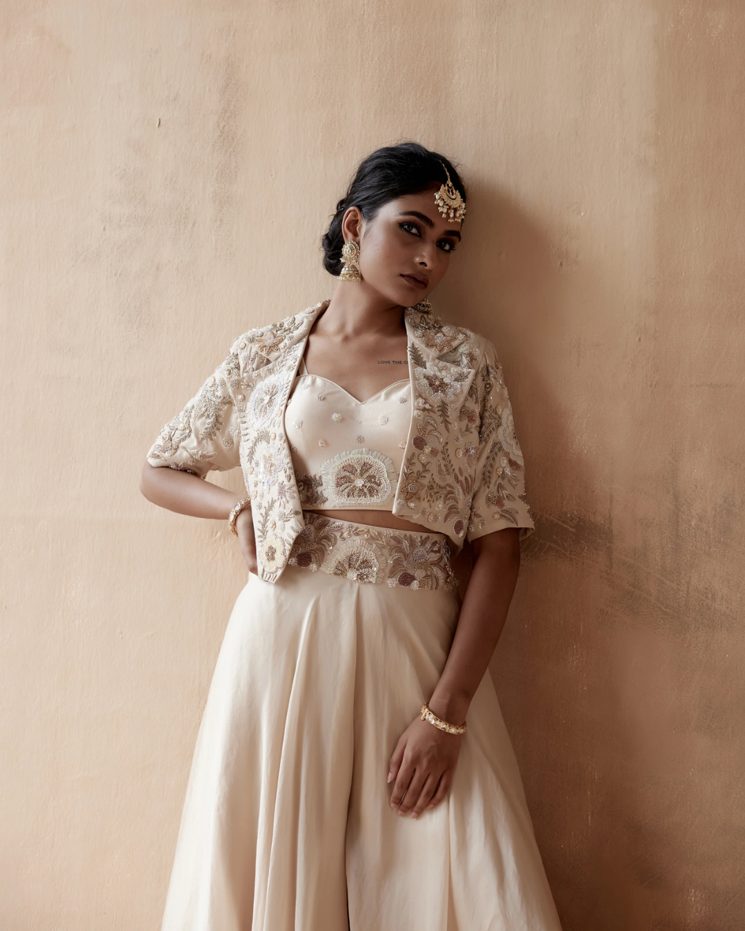 Aman Takyar - Ivory Jacket Set From Albeli