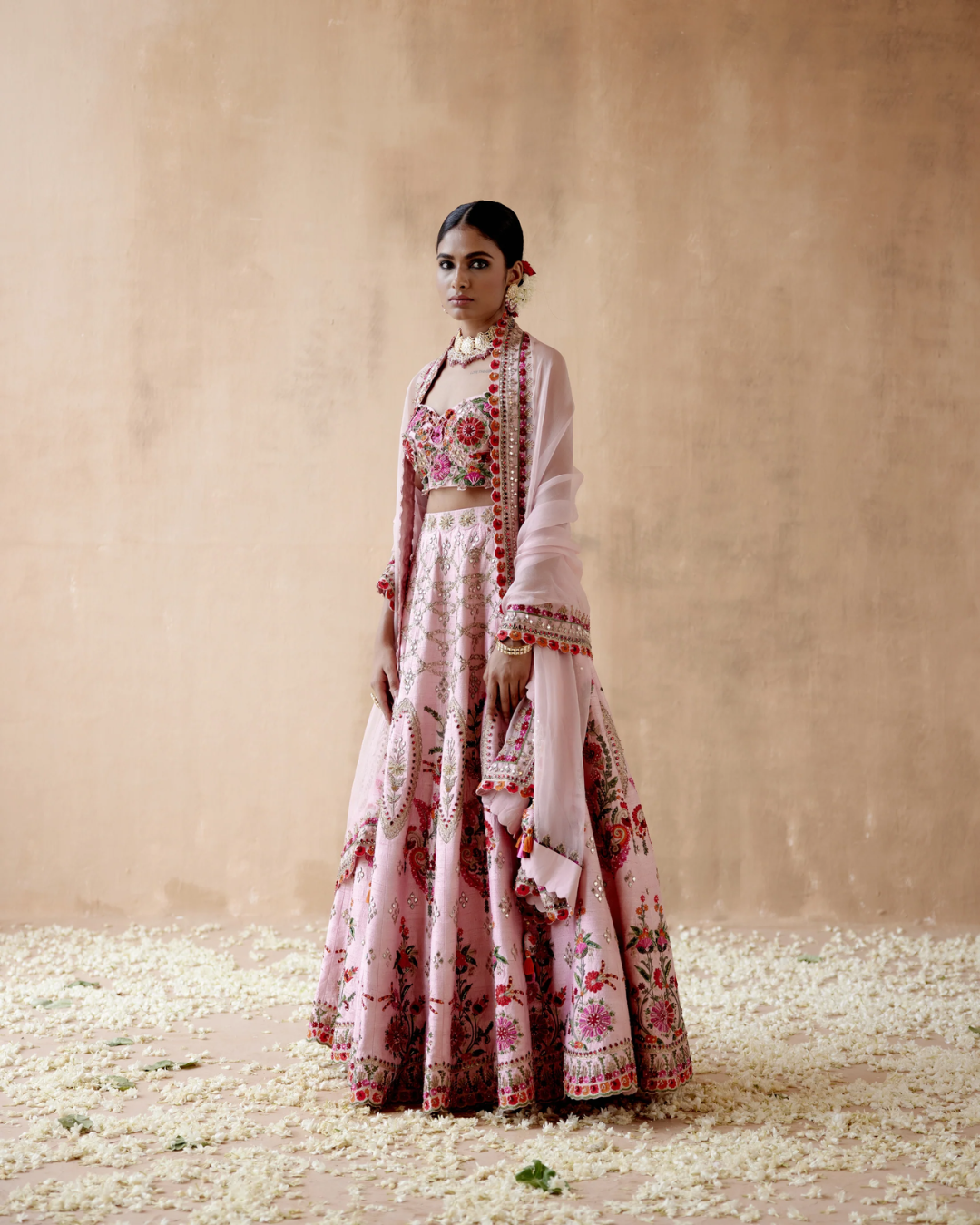 Aman Takyar - Light Pink Lehenga Set From Albeli