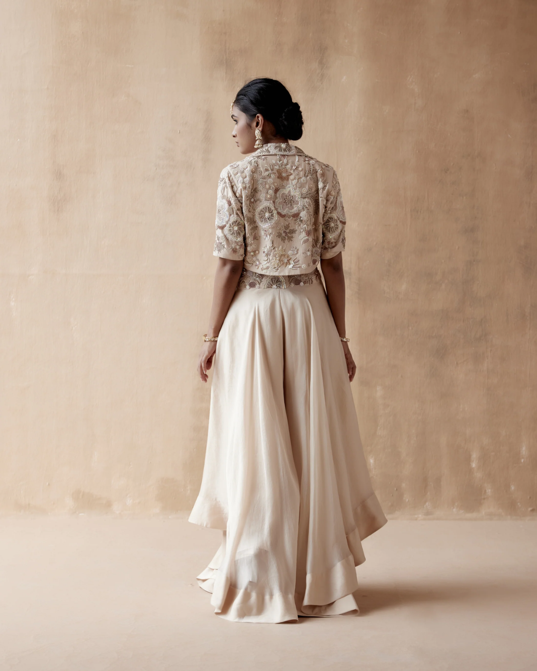 Aman Takyar - Ivory Jacket Set From Albeli