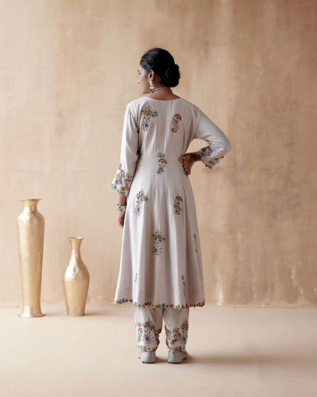 Aman Takyar - Grey Kurta Set From Albeli