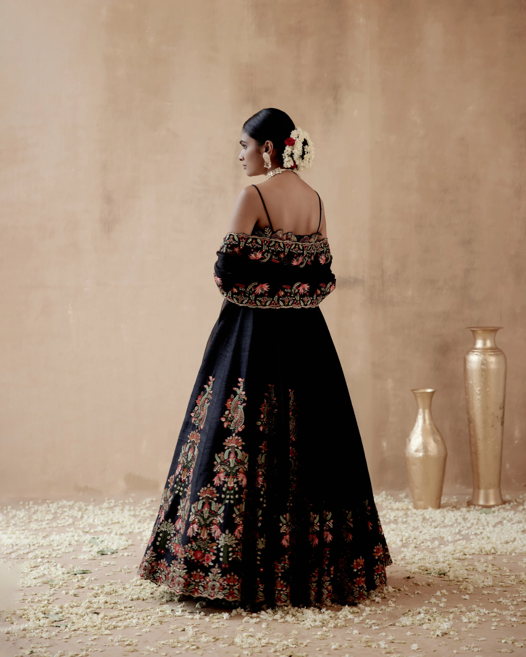 Aman Takyar - Black Lehenga Set From Albeli