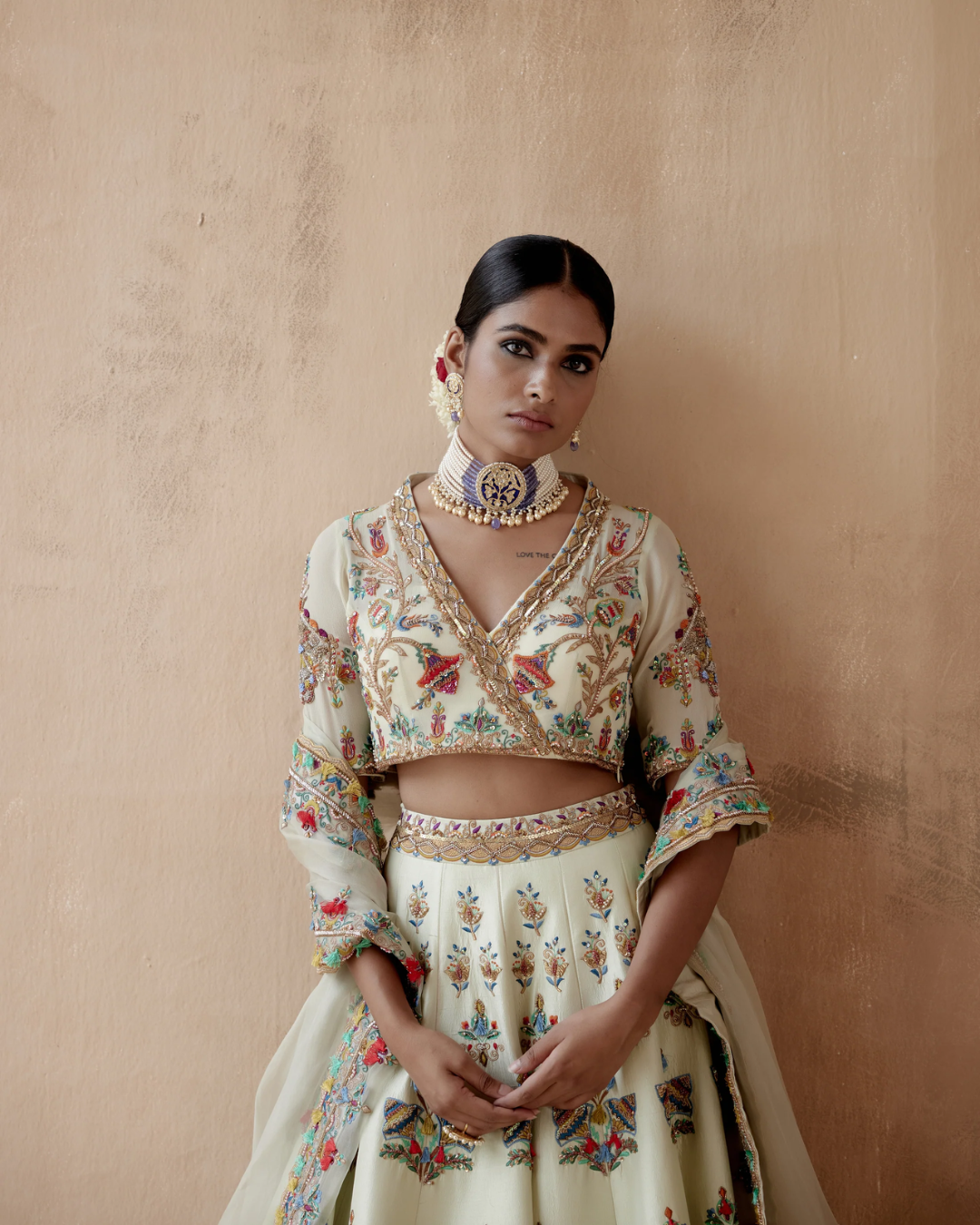 Aman Takyar - Mint Green Lehenga Set From Albeli