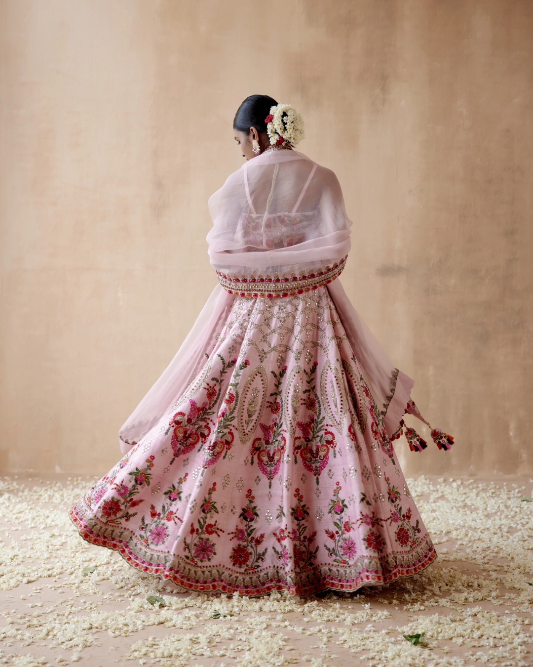 Aman Takyar - Light Pink Lehenga Set From Albeli