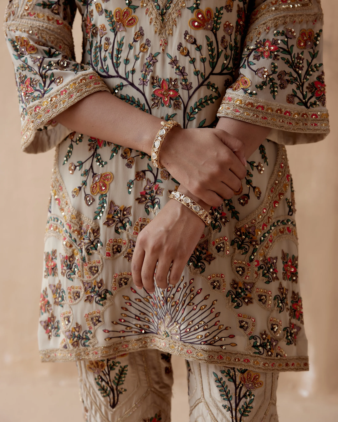 Aman Takyar - Ivory Kurta Set From Albeli