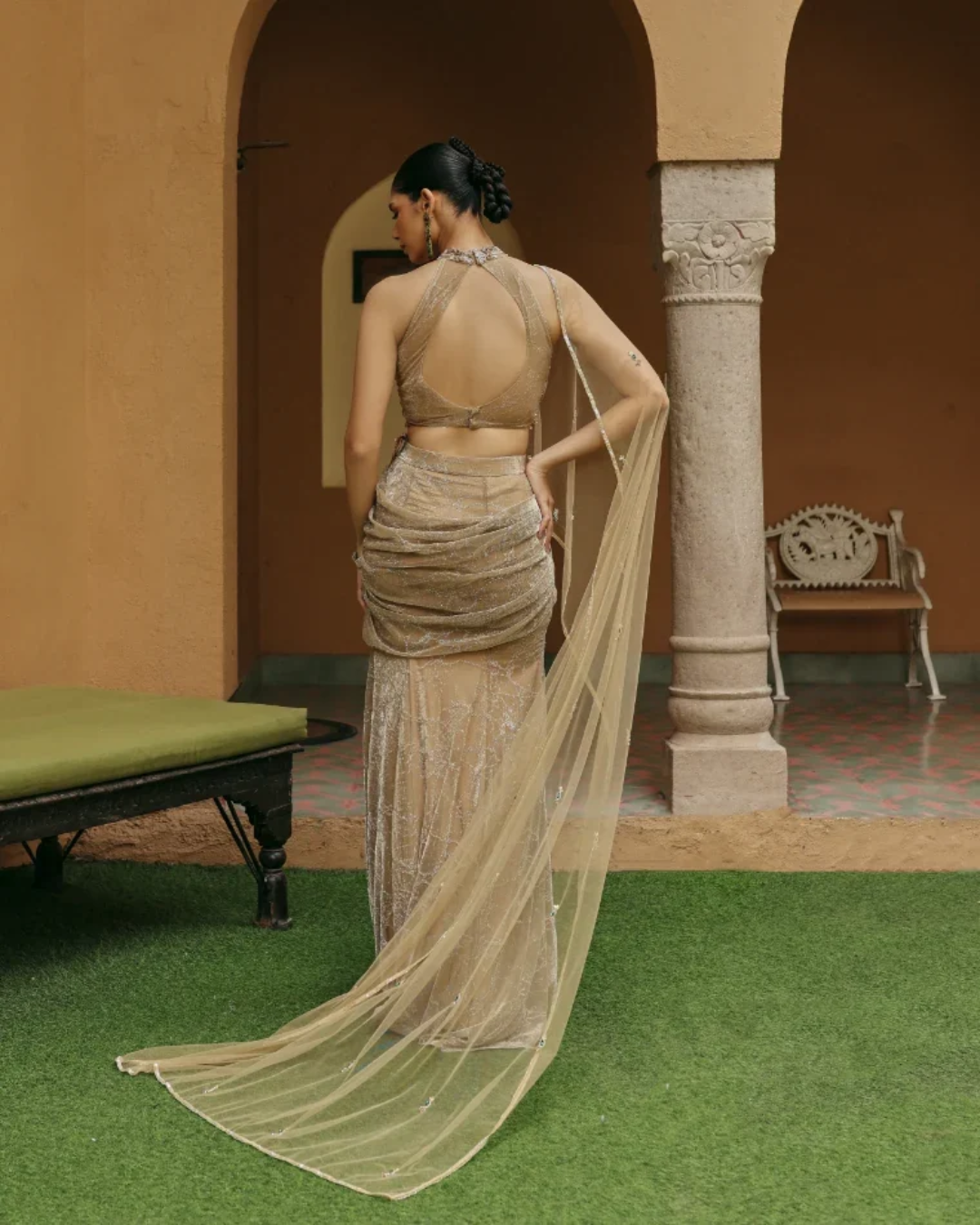 Label Moni K - Rooh Saree From Naqsh