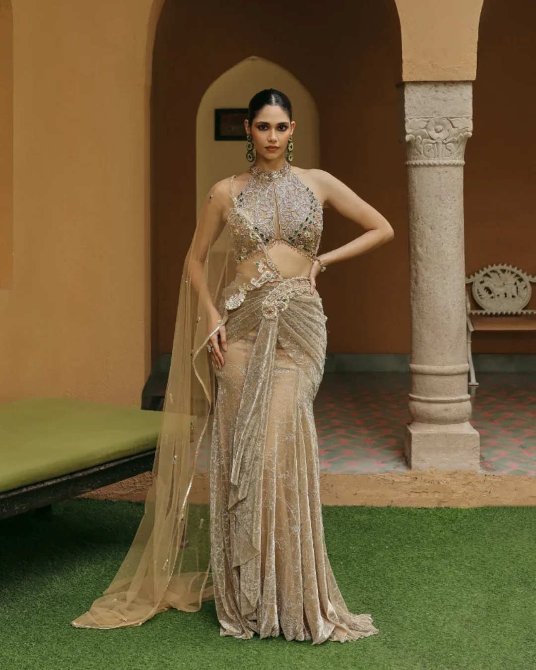 Label Moni K - Rooh Saree From Naqsh