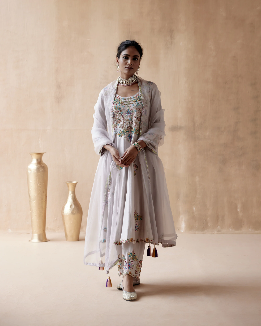 Aman Takyar - Grey Kurta Set From Albeli
