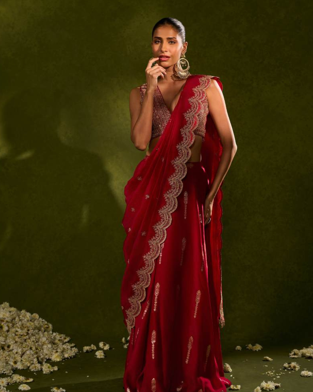 Chamee and Palak - Amal Lehanga Saree from Leher