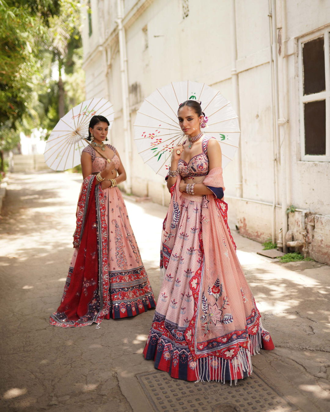 Aditi Gupta - Soft Pink Bandhani Lehenga Set