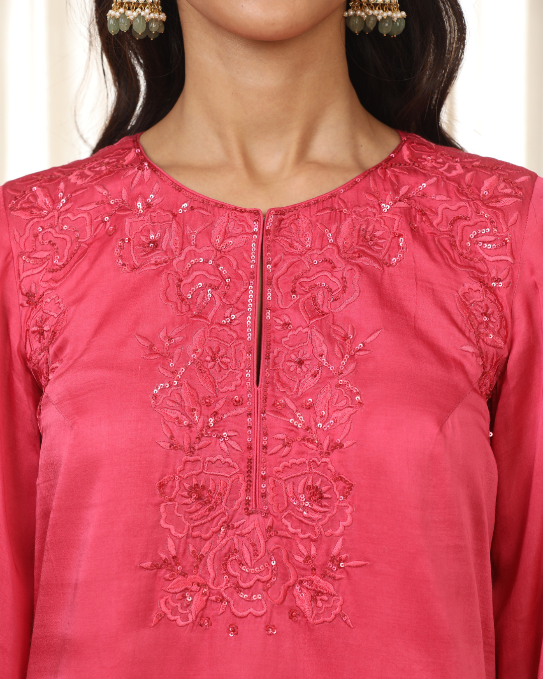 Esha Koul - Kashmiri Pink Richa Set