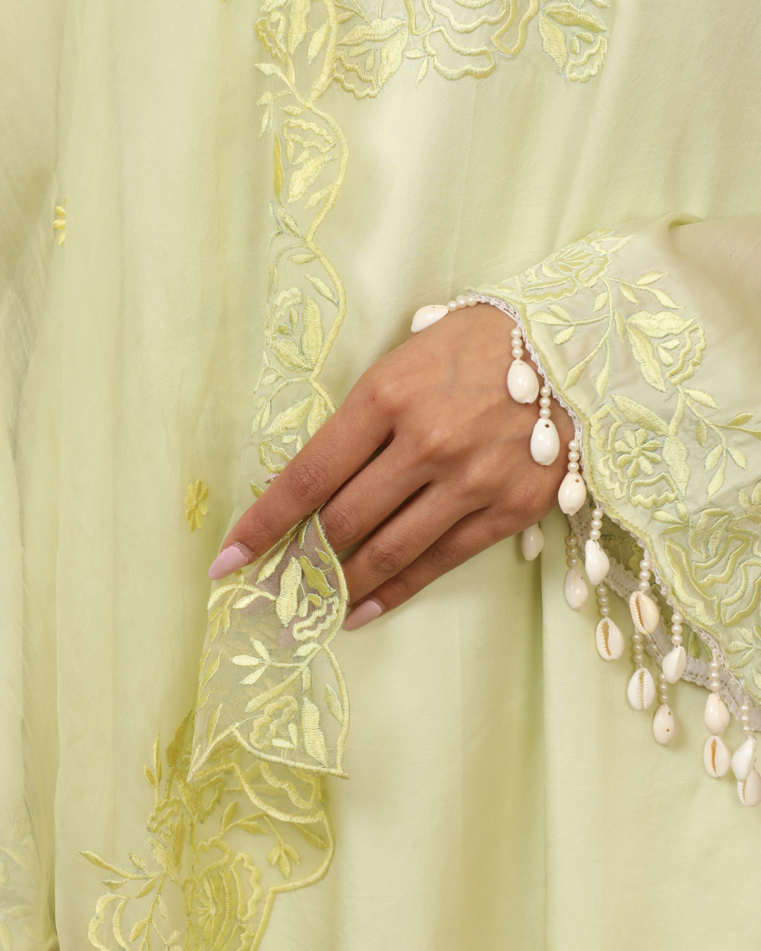 Esha Koul - Butter Yellow Richa Set