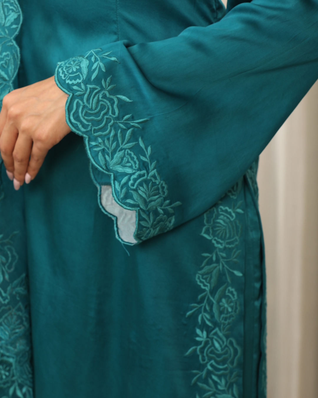 Esha Koul - Teal Richa Long Set