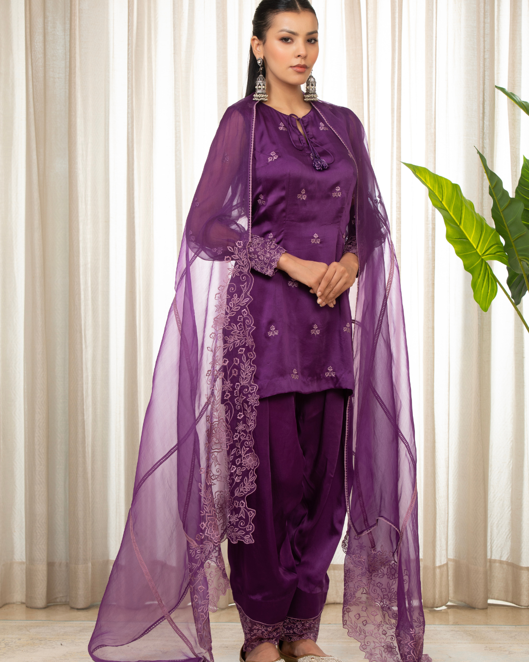 Esha Koul - Purple Kurta Set