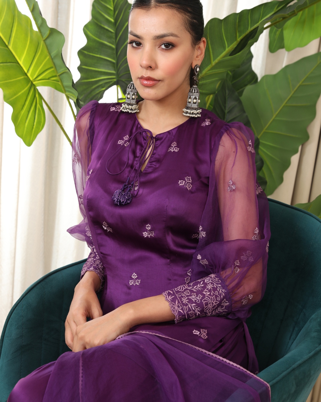 Esha Koul - Purple Kurta Set