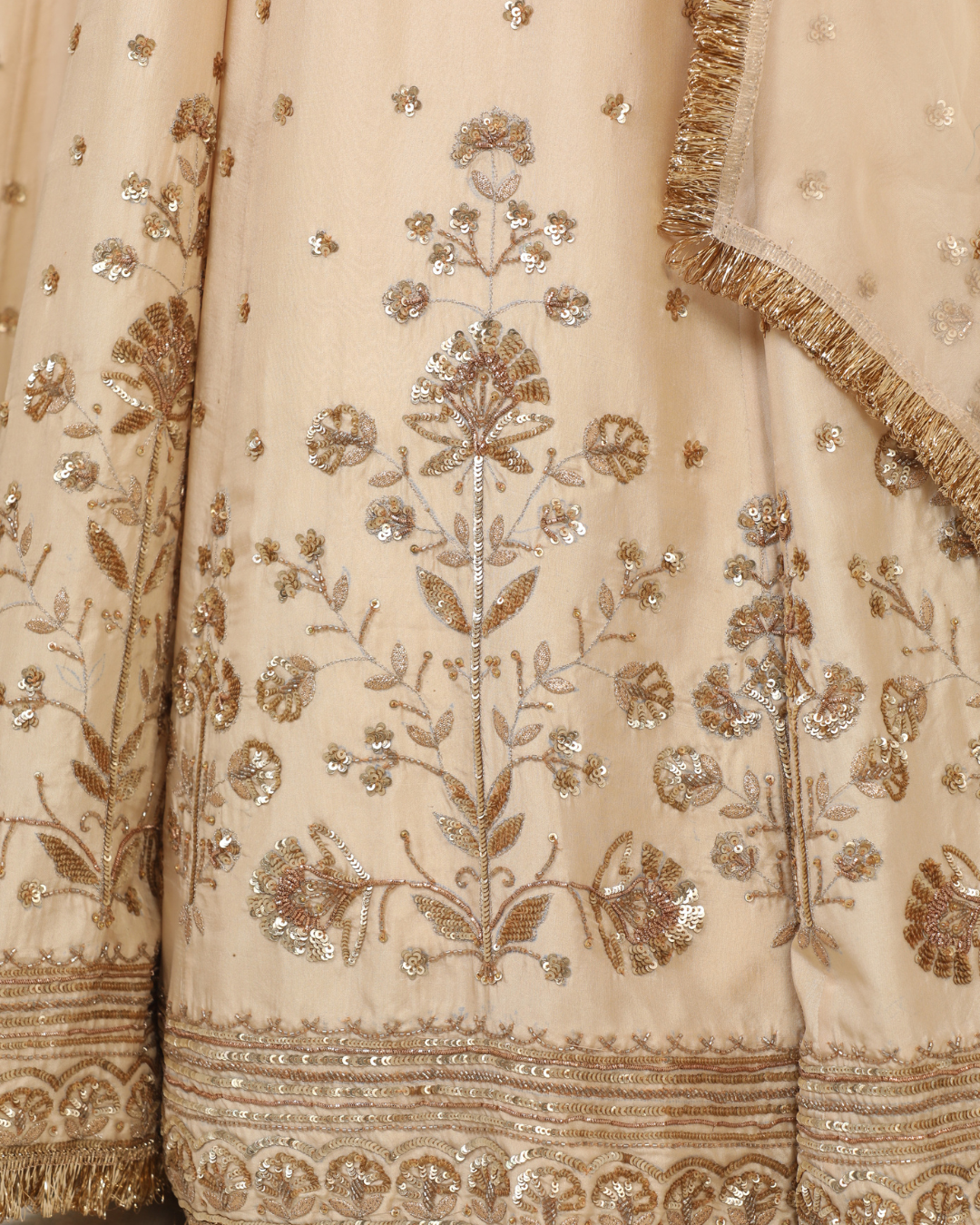 Esha Koul - Cream Lehenga Set