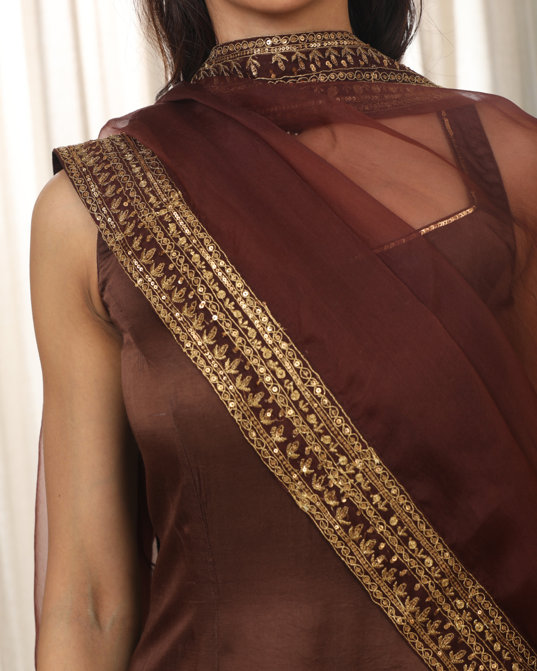 Esha Koul - Jasmine  Embroidered Kurta Set