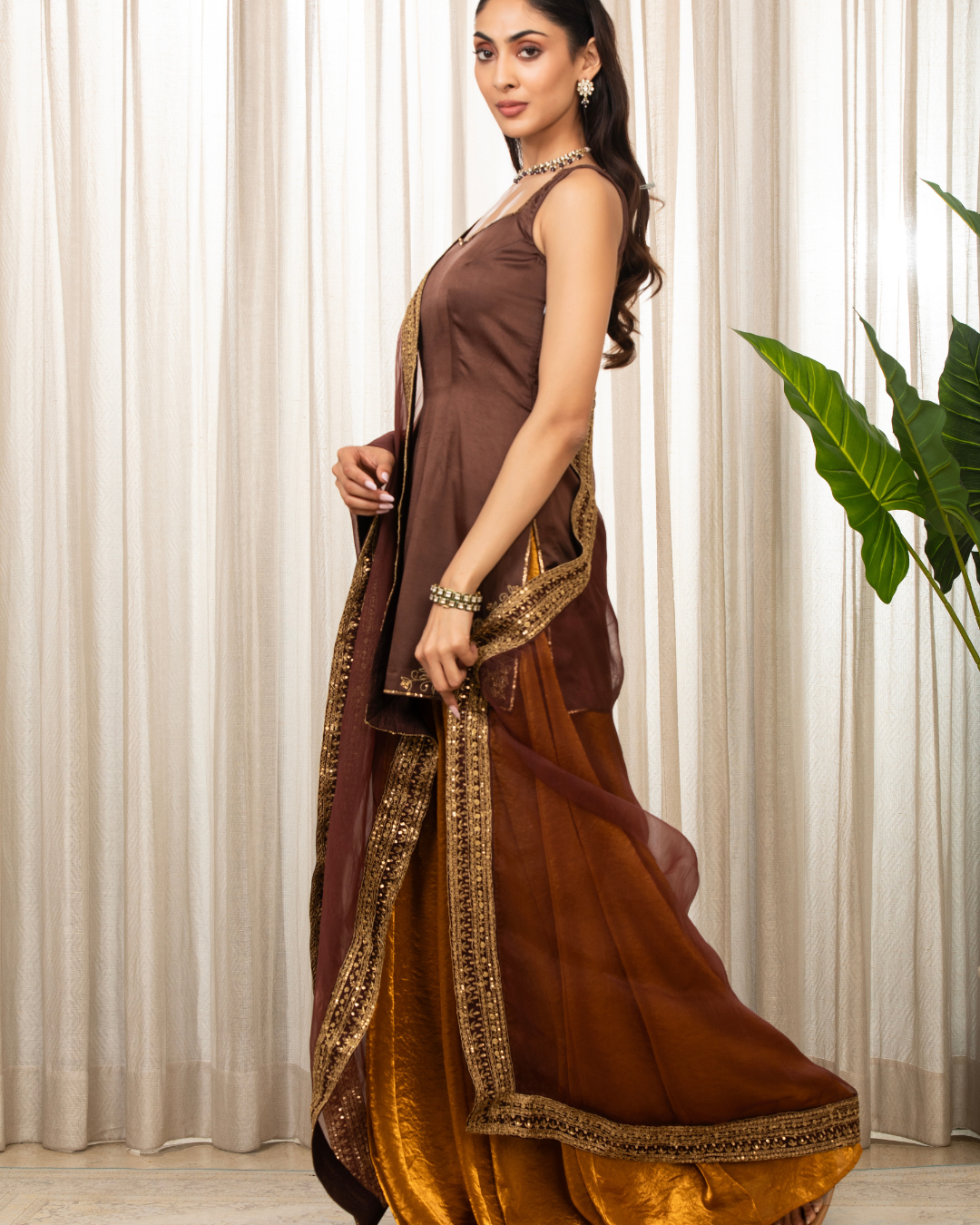 Esha Koul - Jasmine  Embroidered Kurta Set