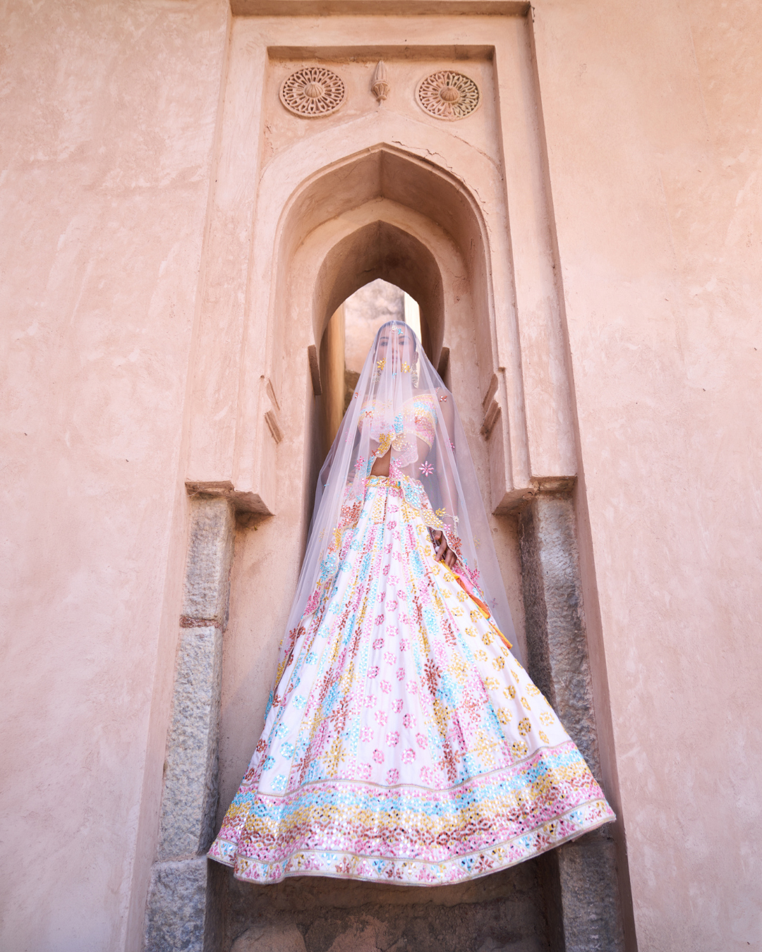 Angad Singh - PHOOL — Blush Pink Raw Silk Lehenga Set From Zariya