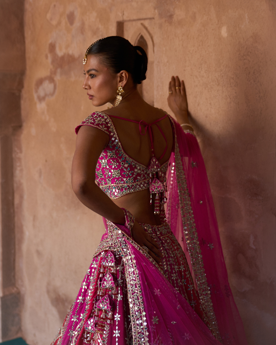 Angad Singh - AGNI — Multicolored Raw Silk Lehenga Set From Zariya
