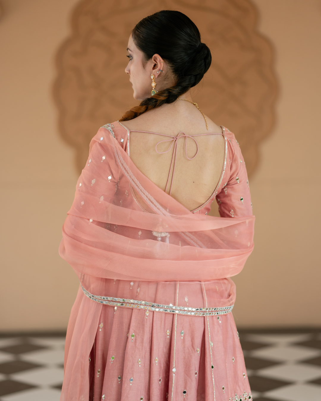 Esha Koul - Onion Pink Sharara Set From Mirror