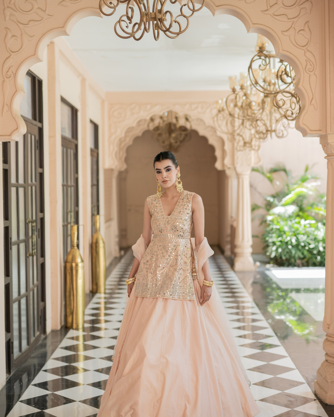 Esha Koul - Pink Skirt Set From Mirror