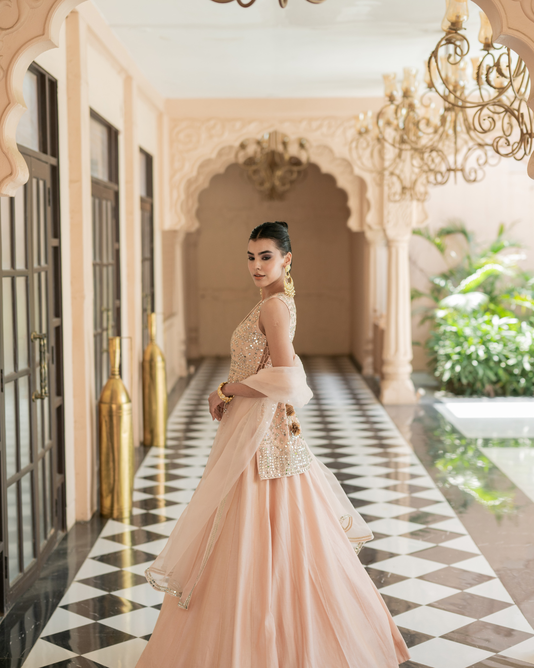 Esha Koul - Pink Skirt Set From Mirror