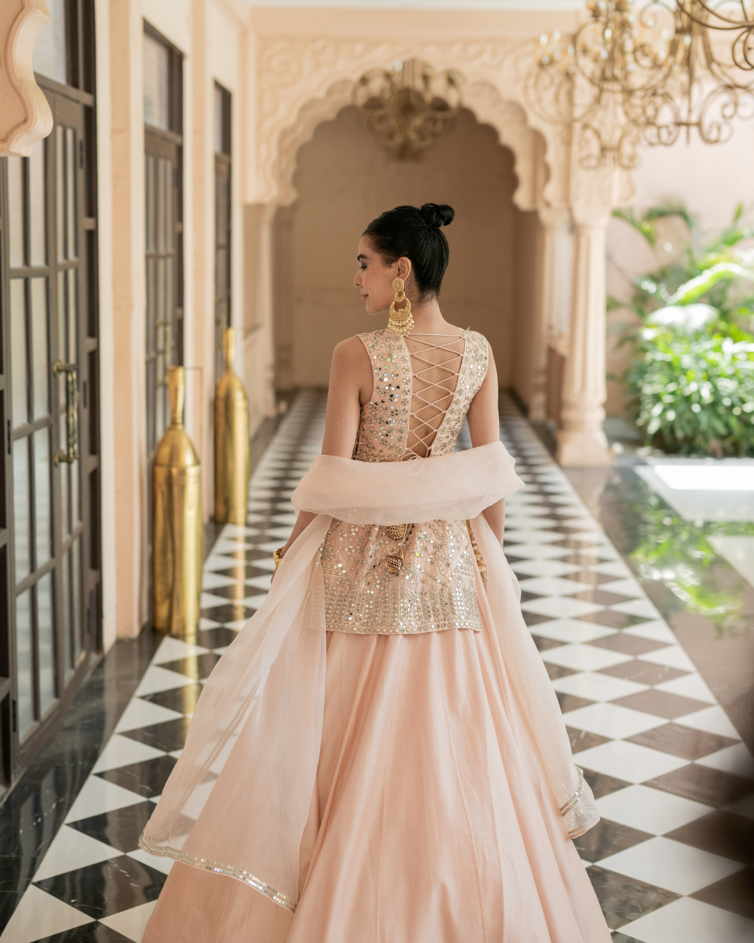 Esha Koul - Pink Skirt Set From Mirror