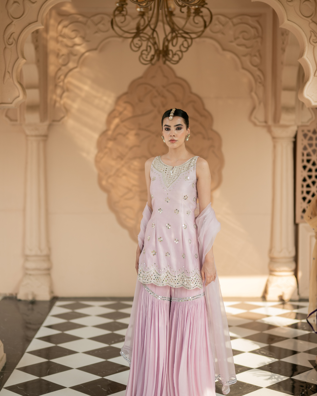 Esha Koul - Lilac sharara set From Mirror
