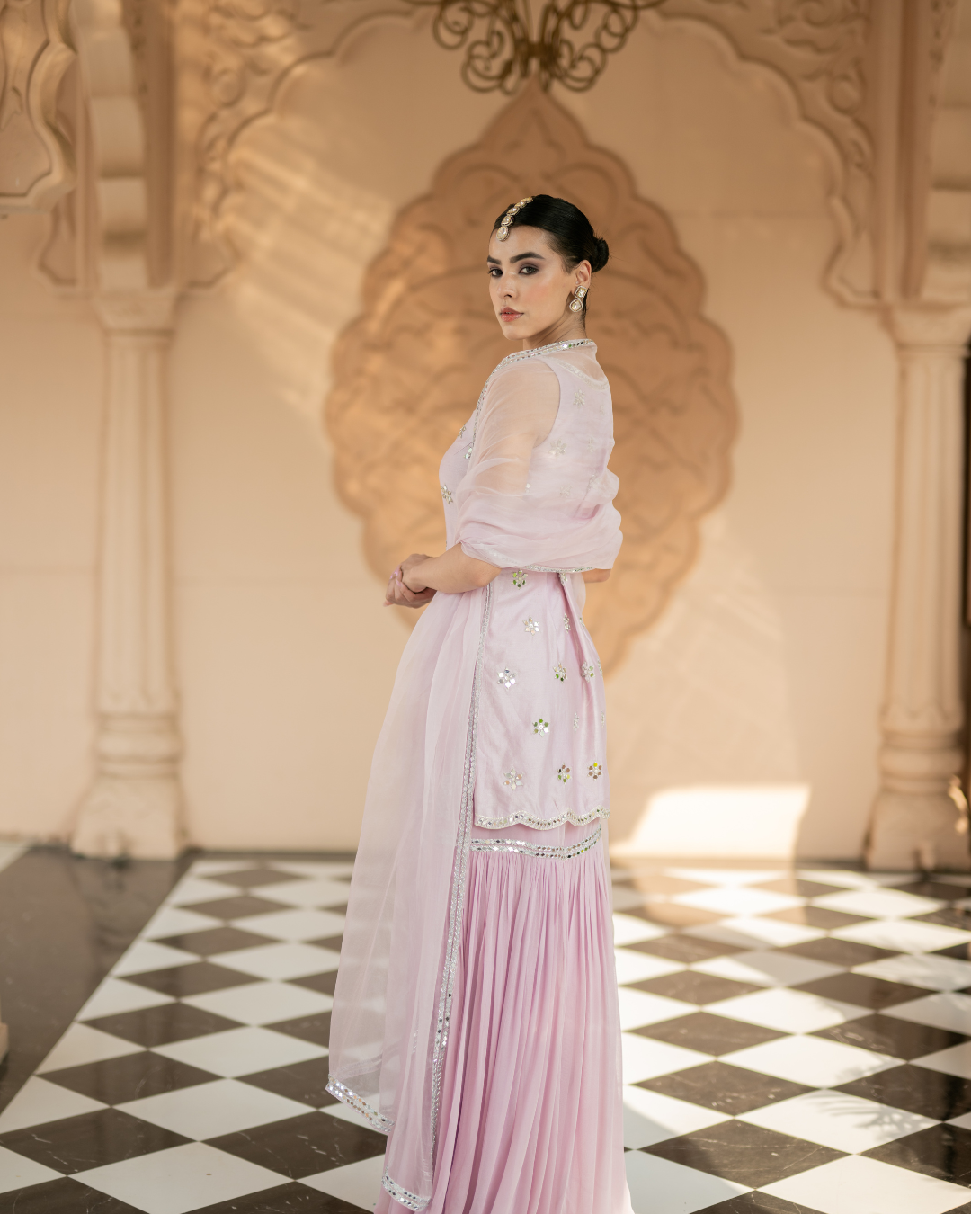 Esha Koul - Lilac sharara set From Mirror