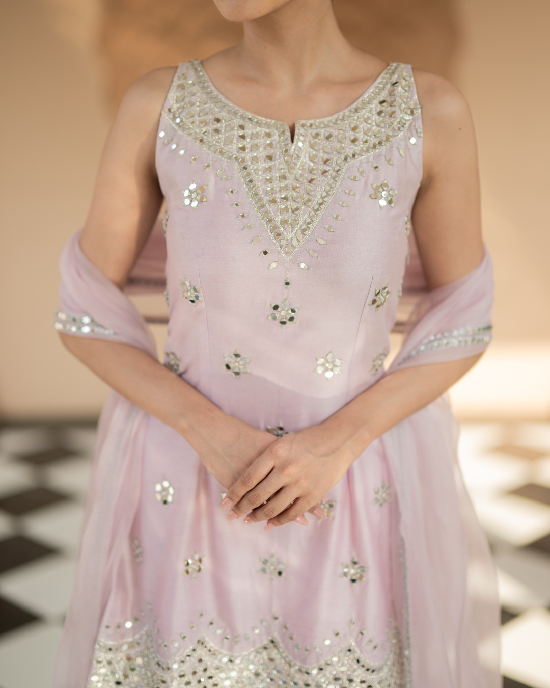 Esha Koul - Lilac sharara set From Mirror