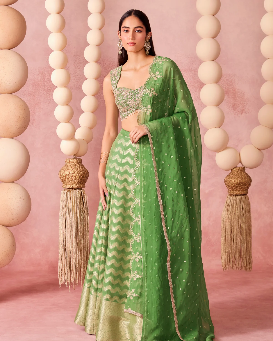 Chamee & Palak - Aafreen Lehenga From Jhoom