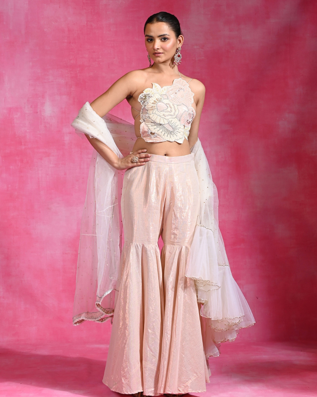 Rishi and Vibhuti - Ebony Haze Saree From Ek Main Aur Ek Tu