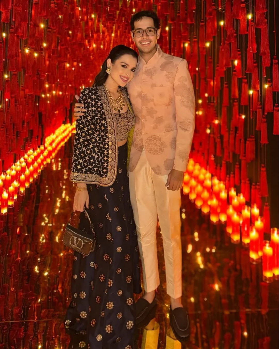Gopi Vaid - Saachi Bhasin in Shaina Pant Set From Nizaam