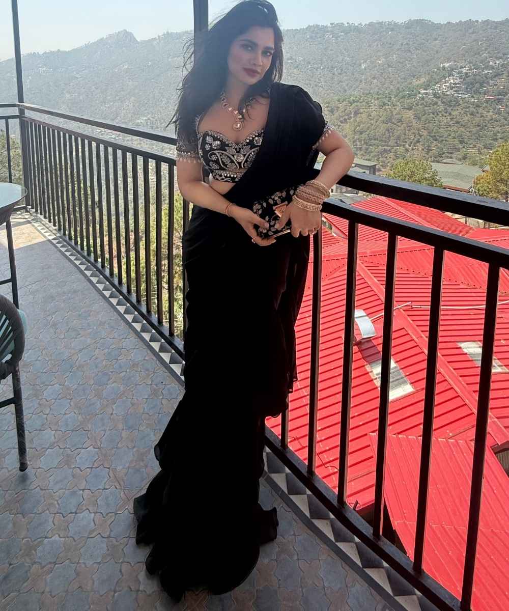 RASHIKA SHARMA - Lasha Ruffle saree