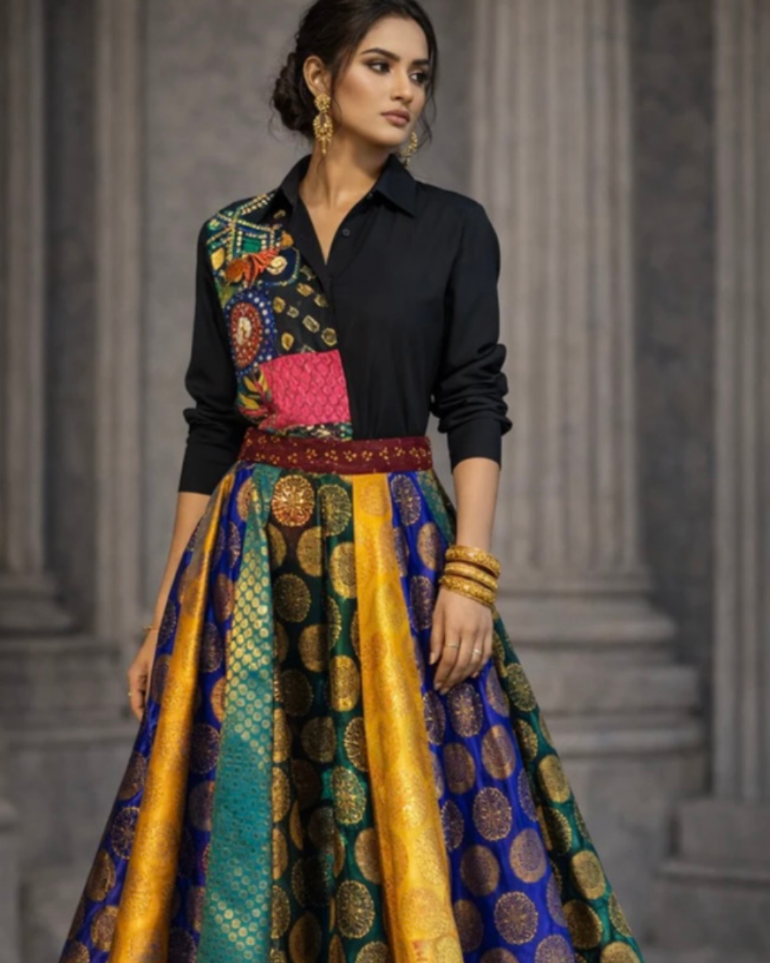 Banjara Trail - The Craftline Skirt-Shirt Set