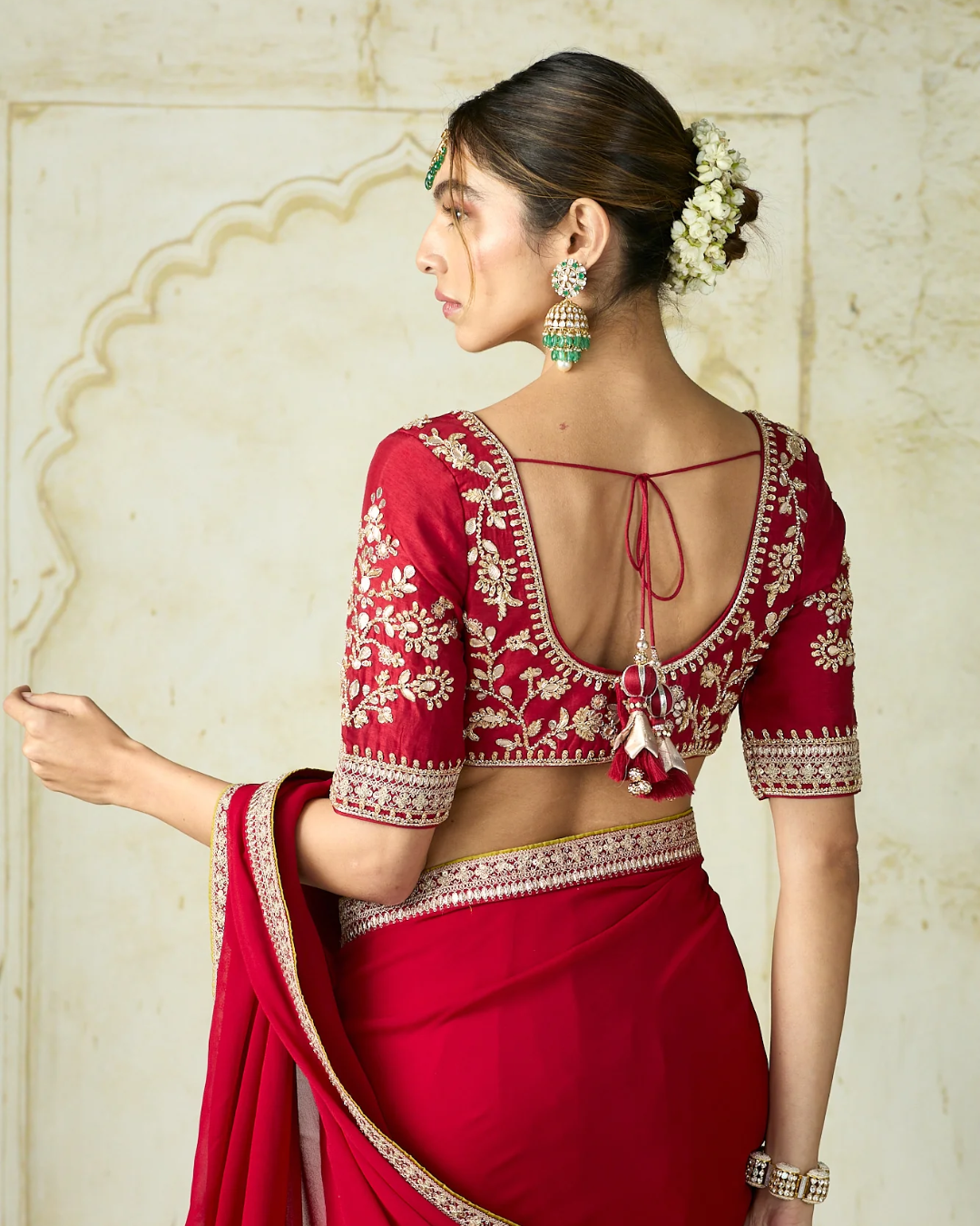 Gopi Vaid - Bhumi Pednekar in Ruqqayah Saree Set From Nizaam