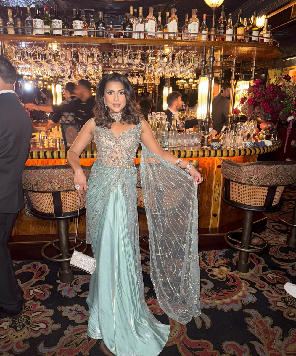 ADAARA COUTURE - Celestial Draped Elegance