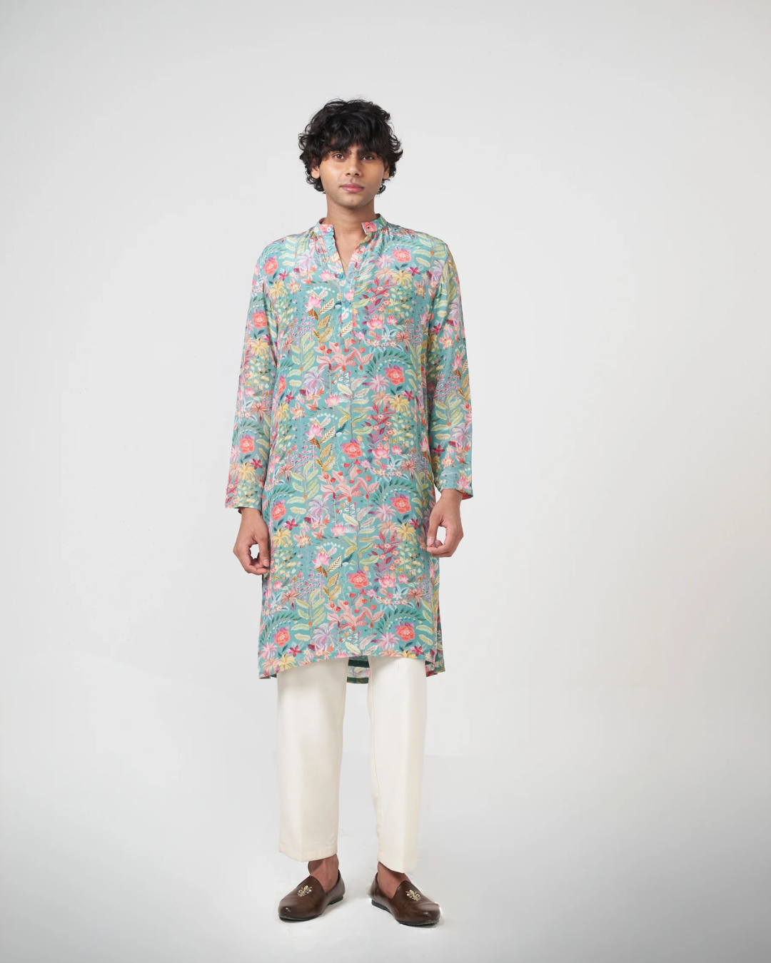 Rishi and Vibhuti - Tiffany Kurta Set From Gulon Ke Rang